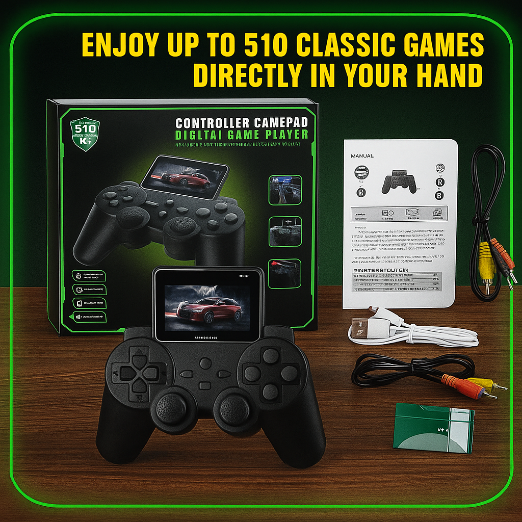 All-in-One Handheld Gaming Console for Endless Fun