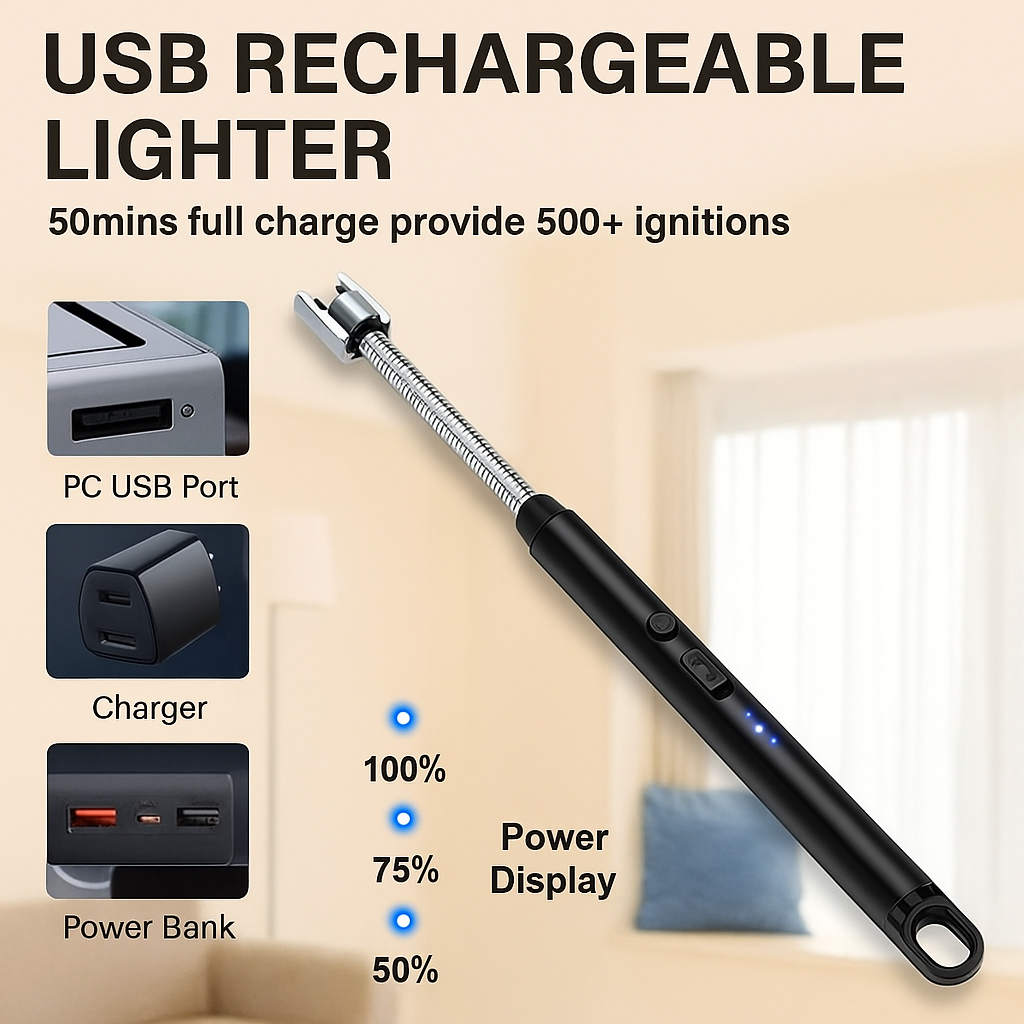 USB Rechargeable Electric Lighter for Every Occasion
