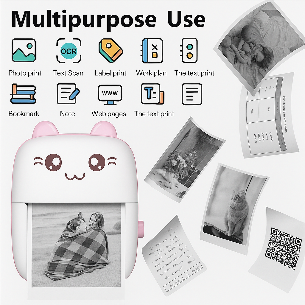 The New Portable Mini Laser Printer for Smart Printing