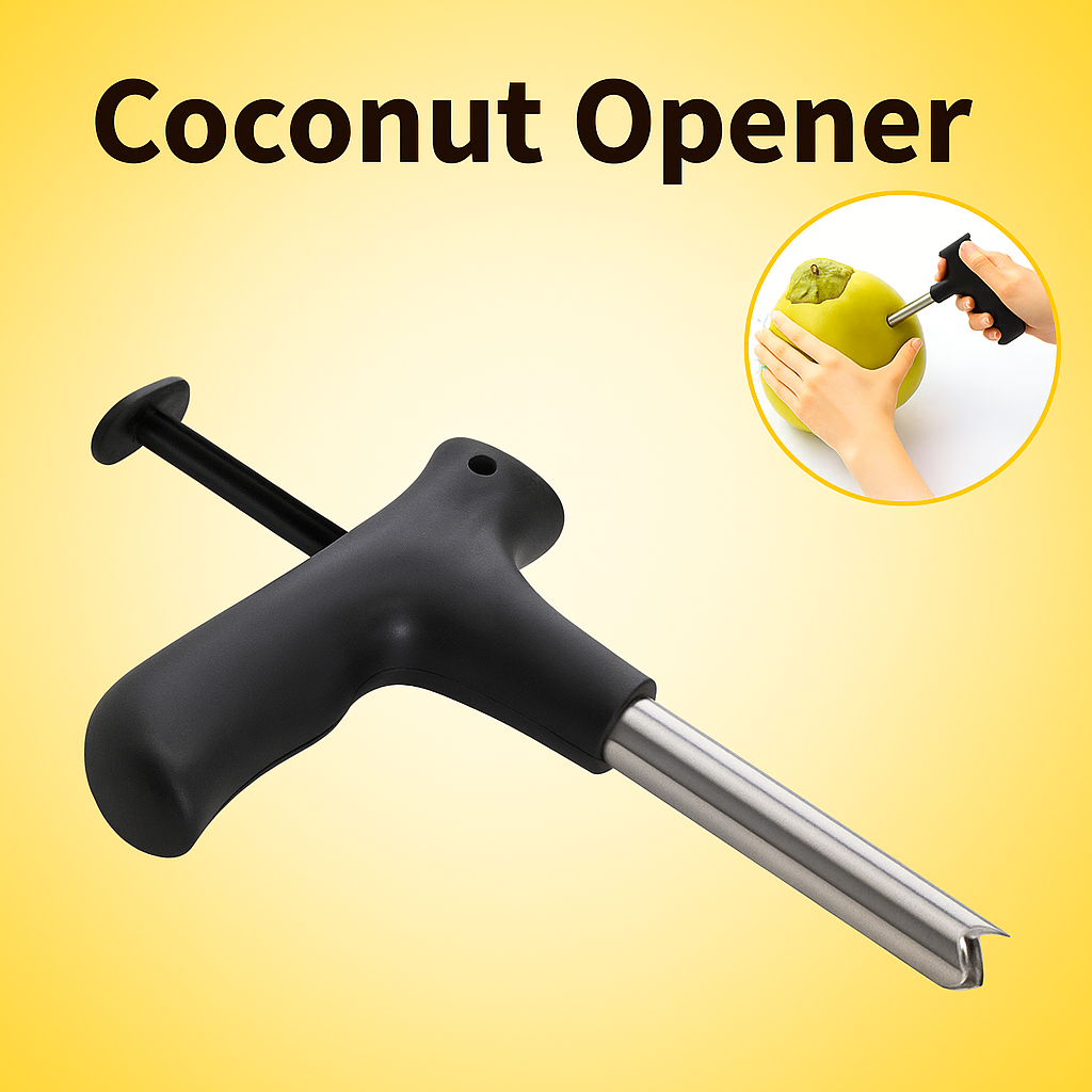 The Ultimate Easy & Safe Coconut Opener