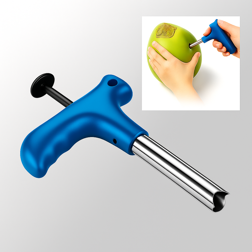 The Ultimate Easy & Safe Coconut Opener