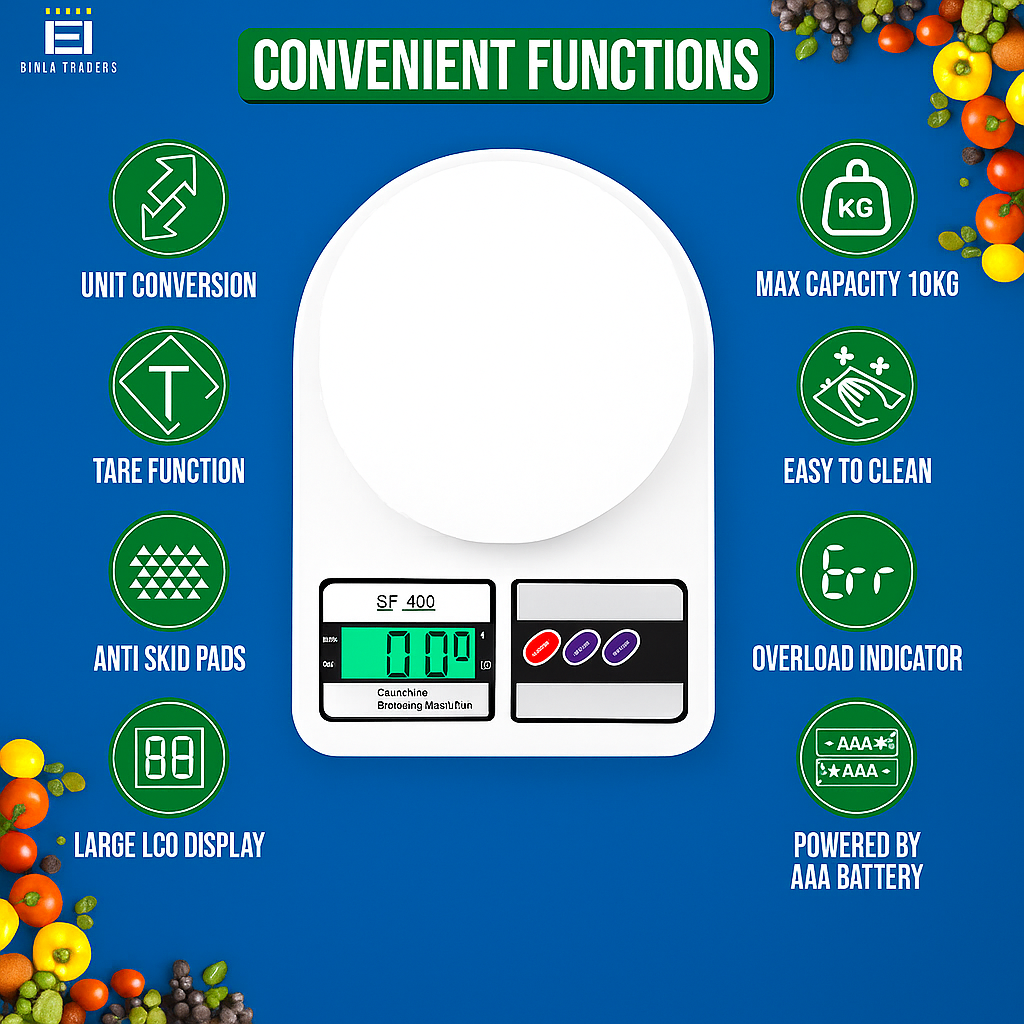 Precision Multipurpose Kitchen Scale for Every Recipe