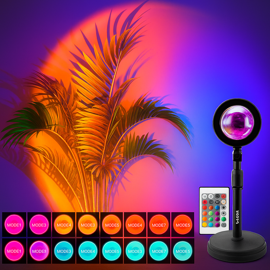 Colorful Sunset Lamp for Stunning Ambience