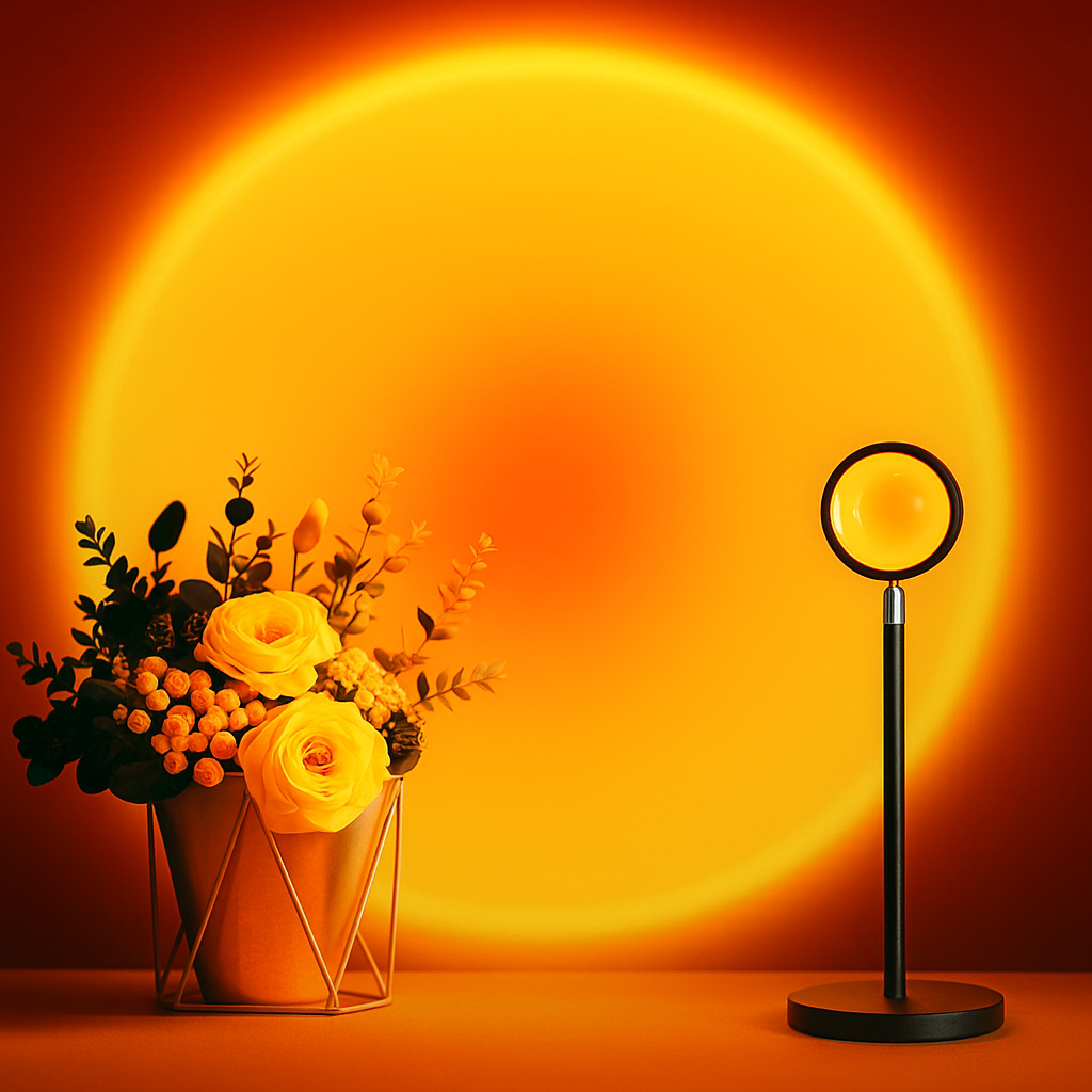 Colorful Sunset Lamp for Stunning Ambience