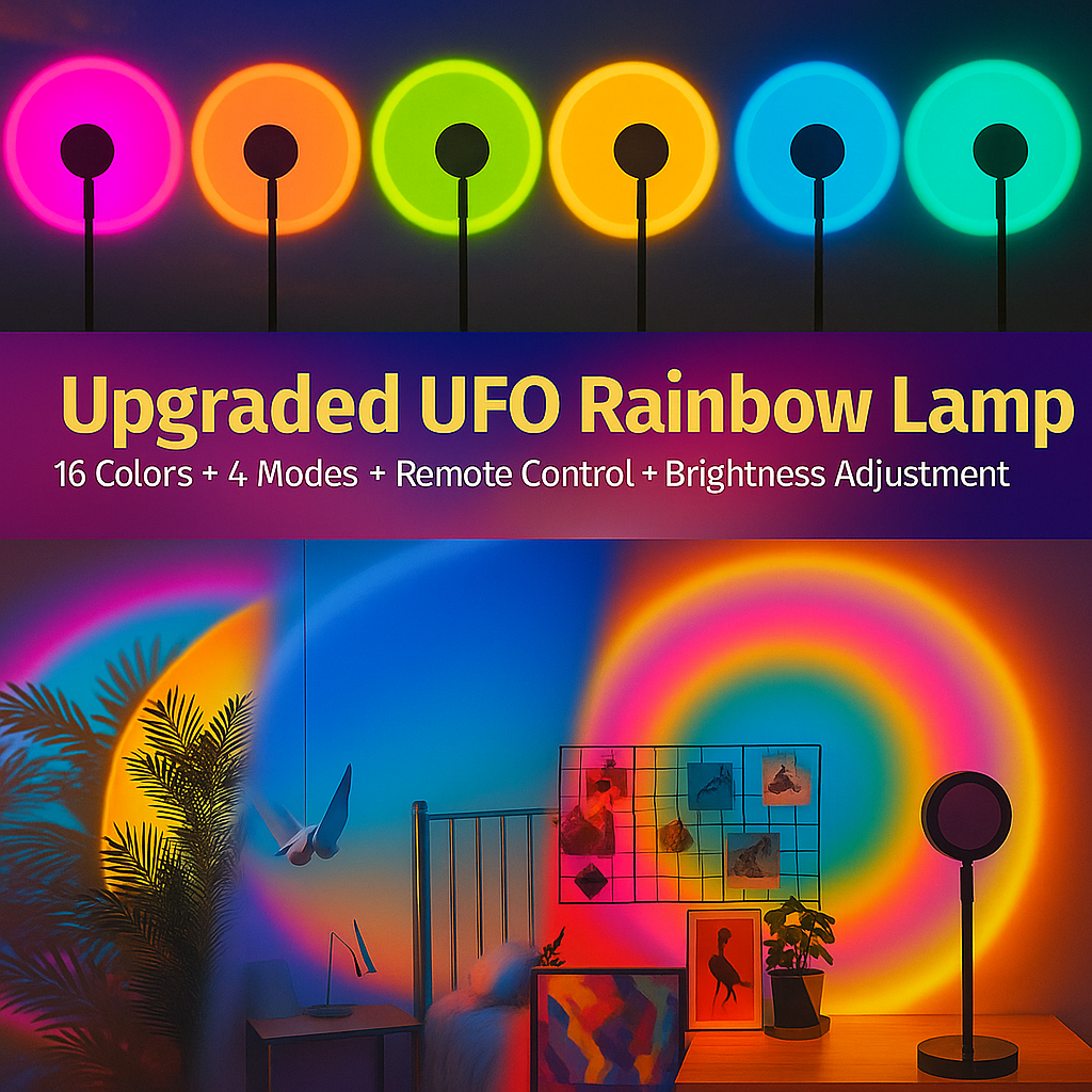 Colorful Sunset Lamp for Stunning Ambience