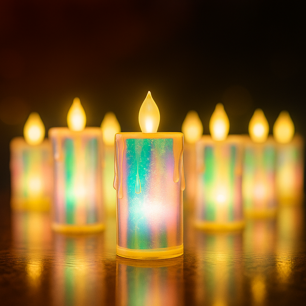The New Mini LED RGB Candles – Pack of 6 for Home Décor