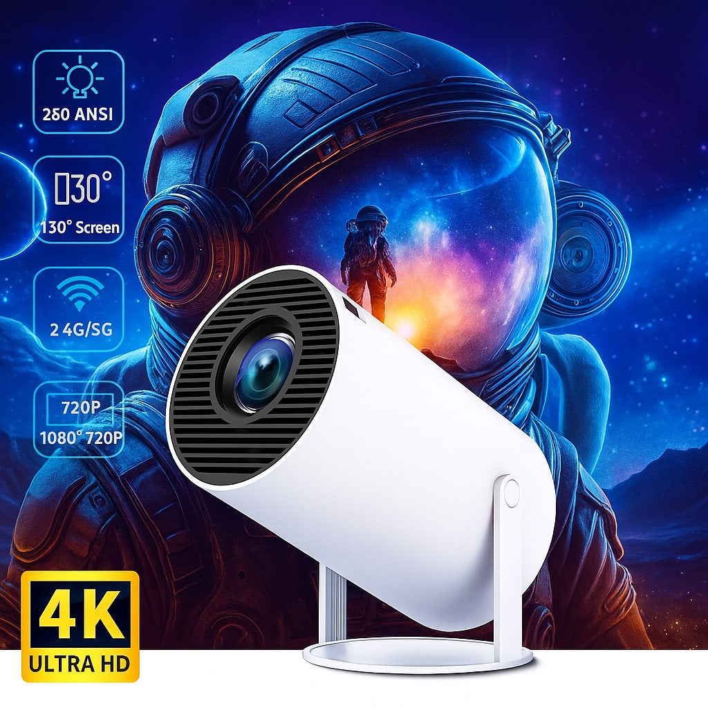 BrightBeam 720P Mini Projector: Big Screen Entertainment in Your Pocket