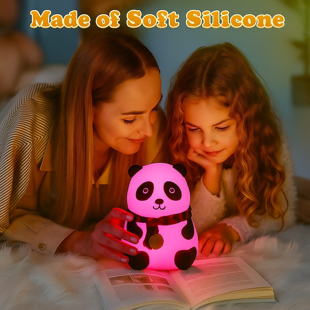 Title = The Adorable Mini Panda Lamp – 16 Color Home Decor Light