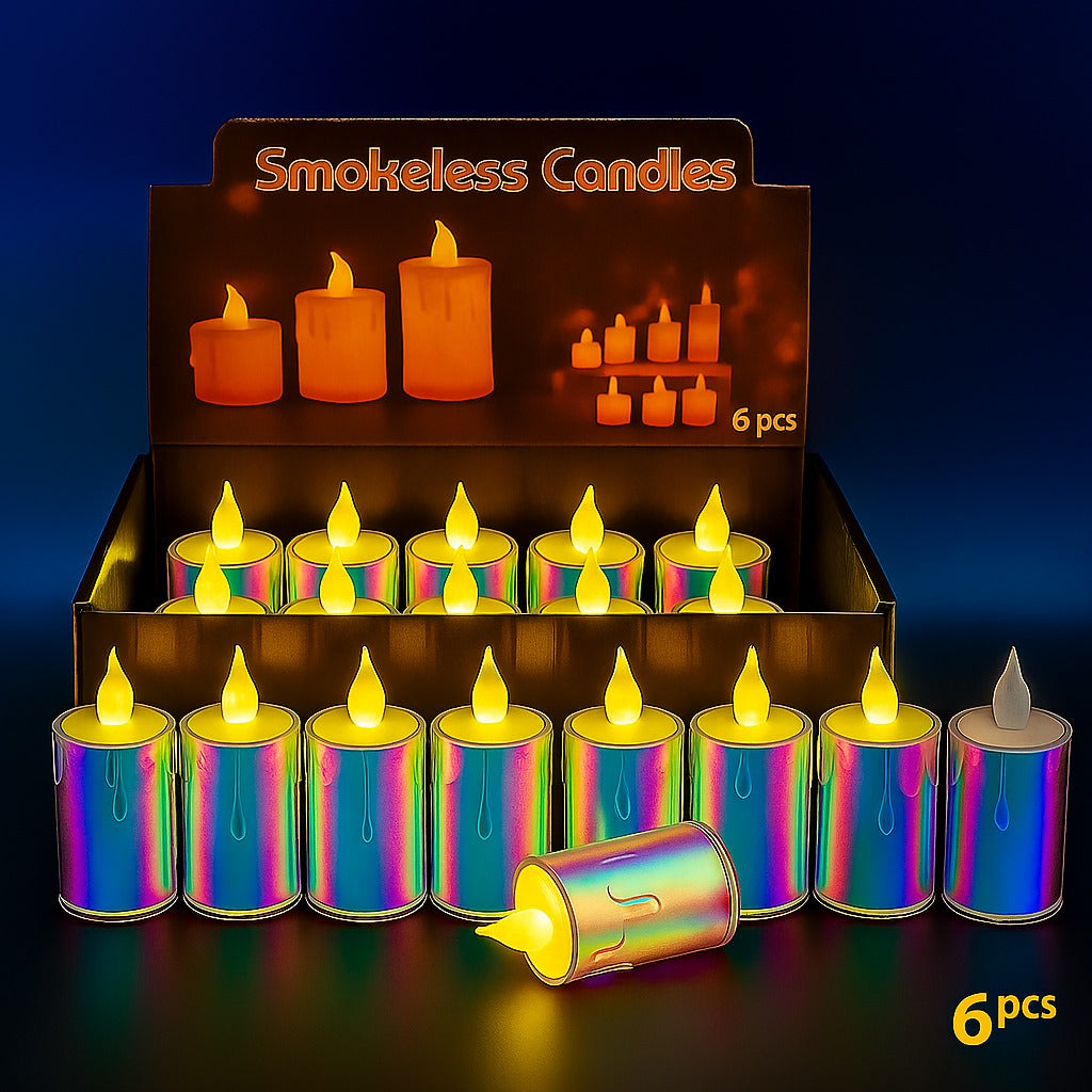 The New Mini LED RGB Candles – Pack of 6 for Home Décor