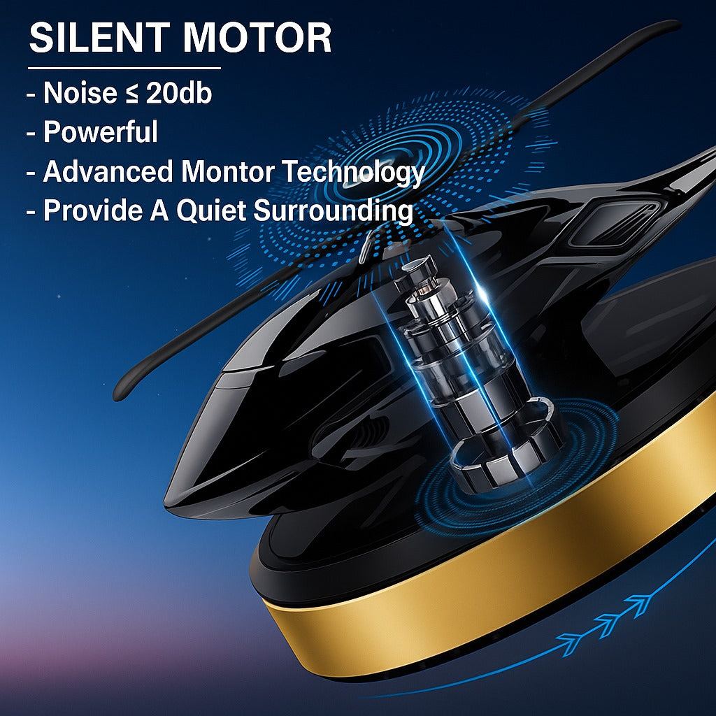 SkySpin Mini Helicopter: Car Dashboard Ornament for Style &amp; Fun