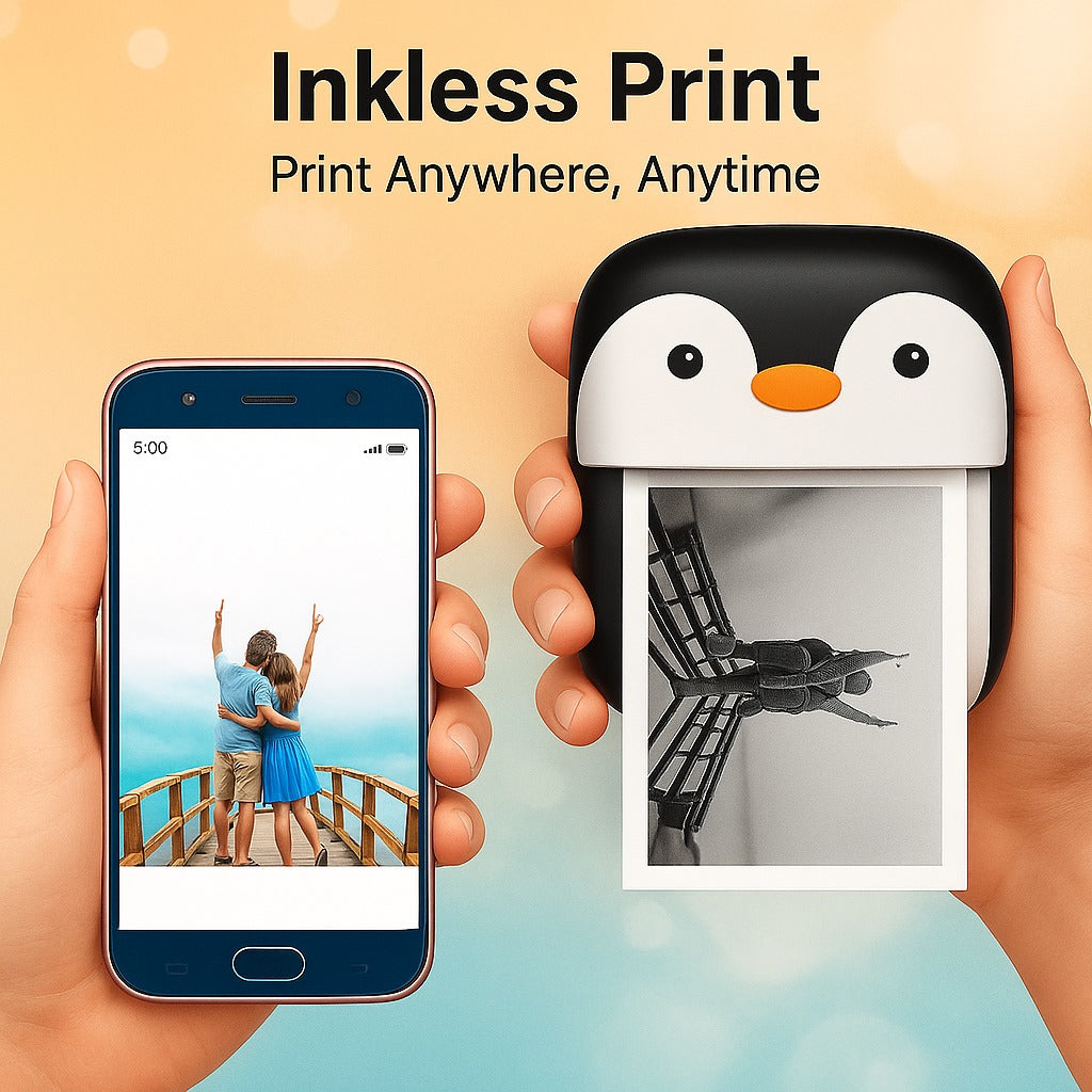 PandaPrint Mini Printer: Cute, Compact & Wireless Printing Anywhere