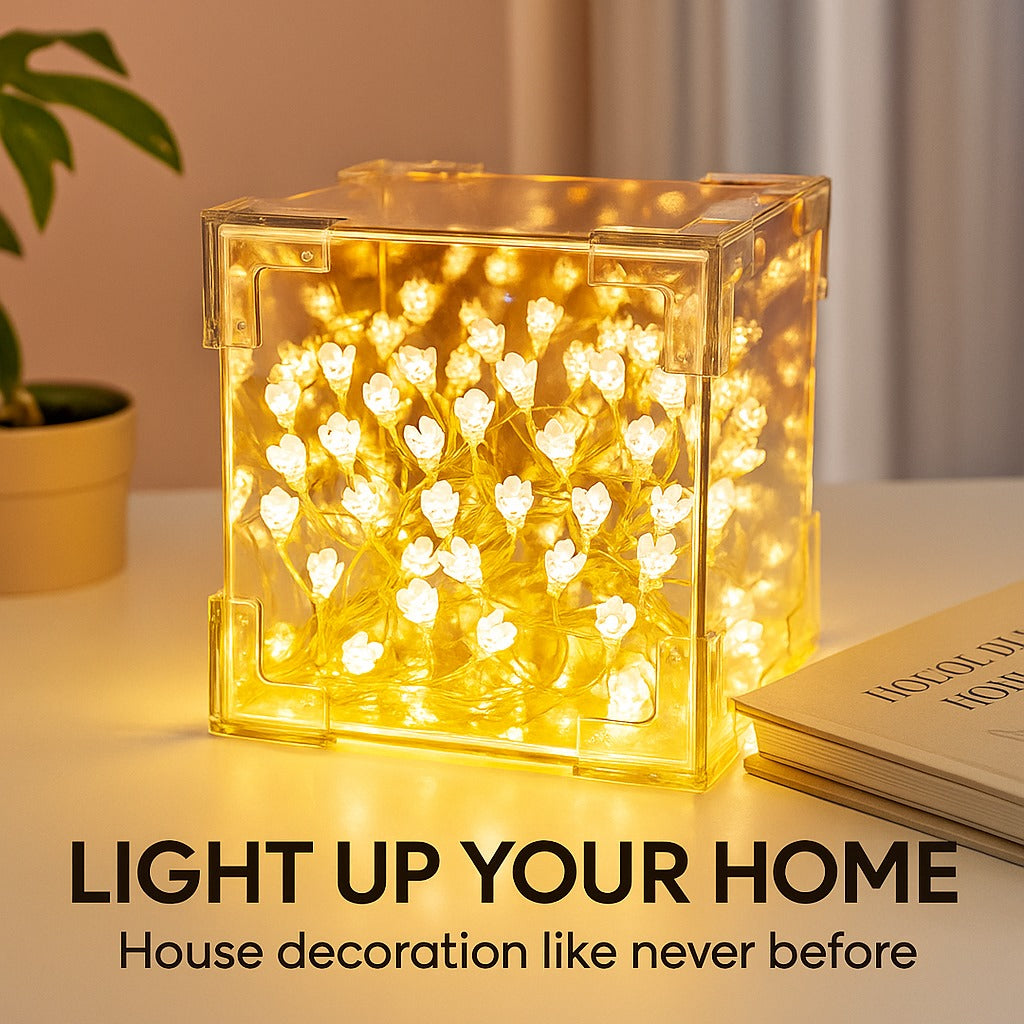 360° Rotating Light Projector Lamp – Star, Wave & Sunset Effect for Wall & Ceiling