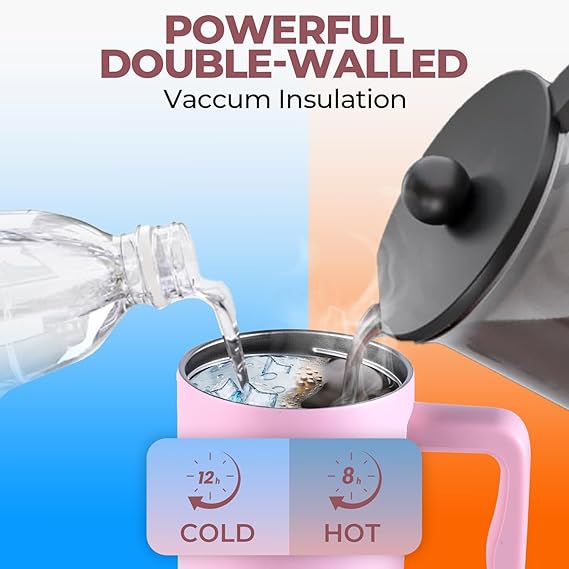 The New Stainless Steel Tumbler – Hot & Cold Vacuum Insulated Bottle "water Bottal "