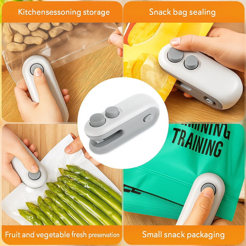 The New Mini Sealer Machine – Compact Heat Sealer for Food & Snacks