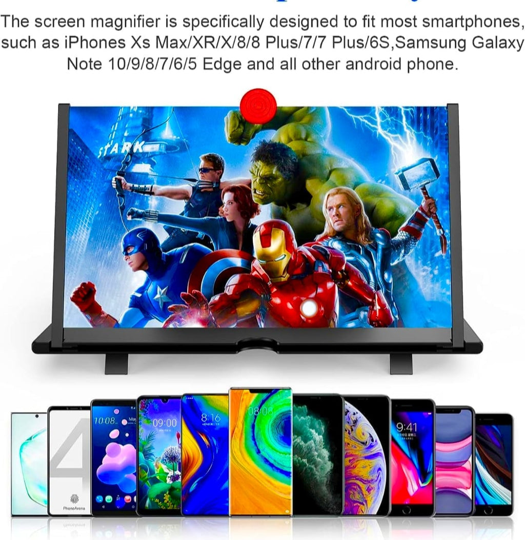 Mobile Phone Screen Enlarger – 3D HD Viewing Stand