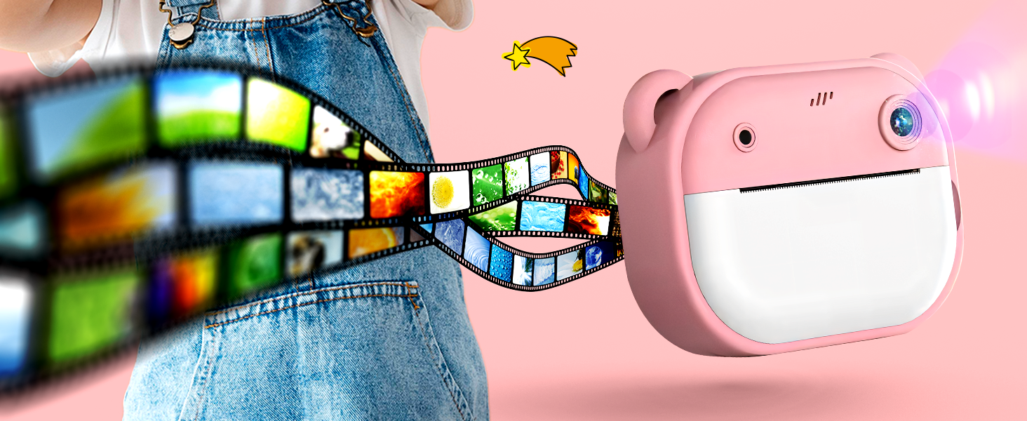 Mini Camera with Built-in HD Photo Printer – Pocket Friendly